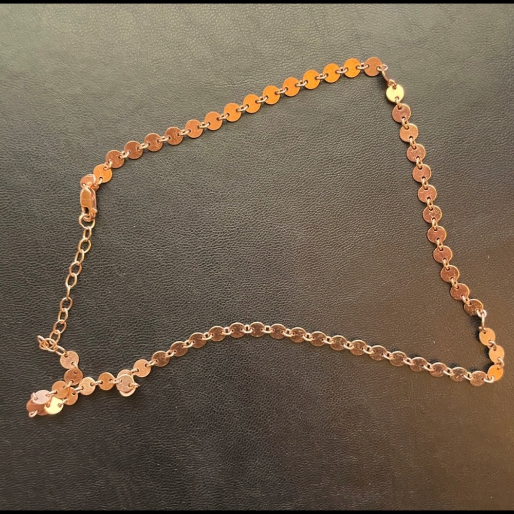 *** SOLD ON MERCARI Made by mare rose gold poppy chain